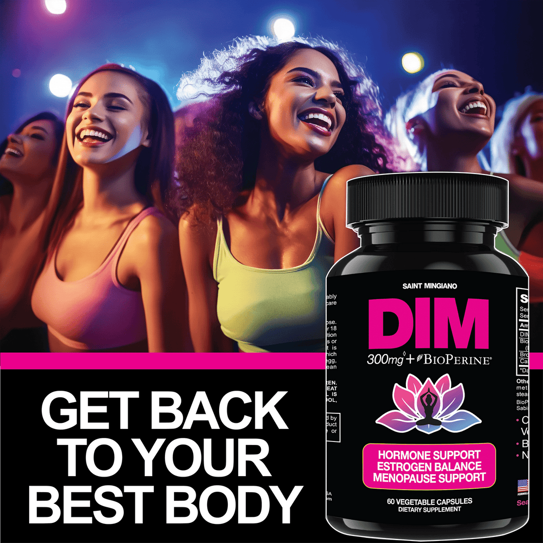 DIM Supplement 300 mg Supplements | Hormone Estrogen and Menopause Balance for Women