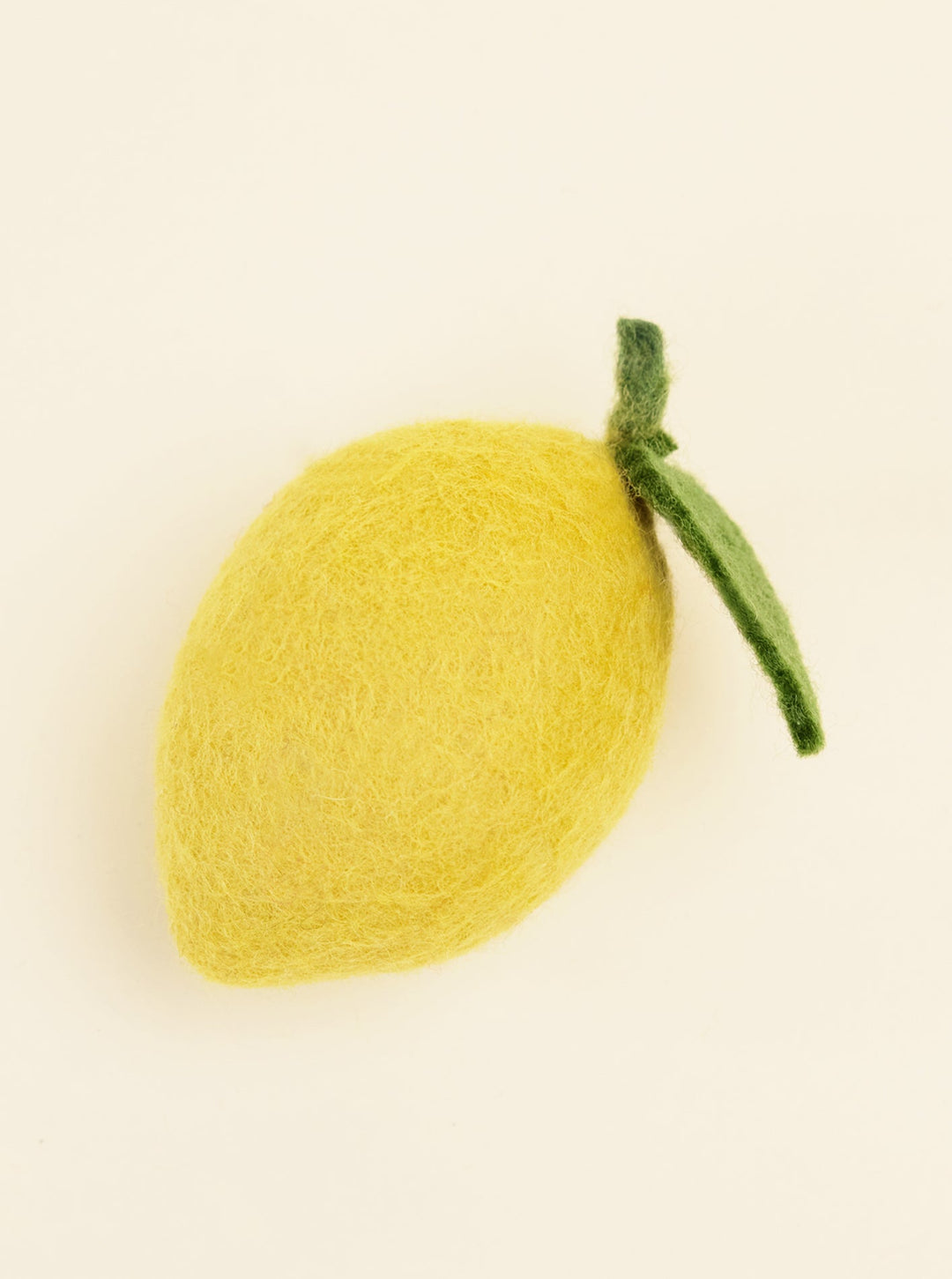 Wool Dog and Cat Toy - Lemon Shape Set of 2