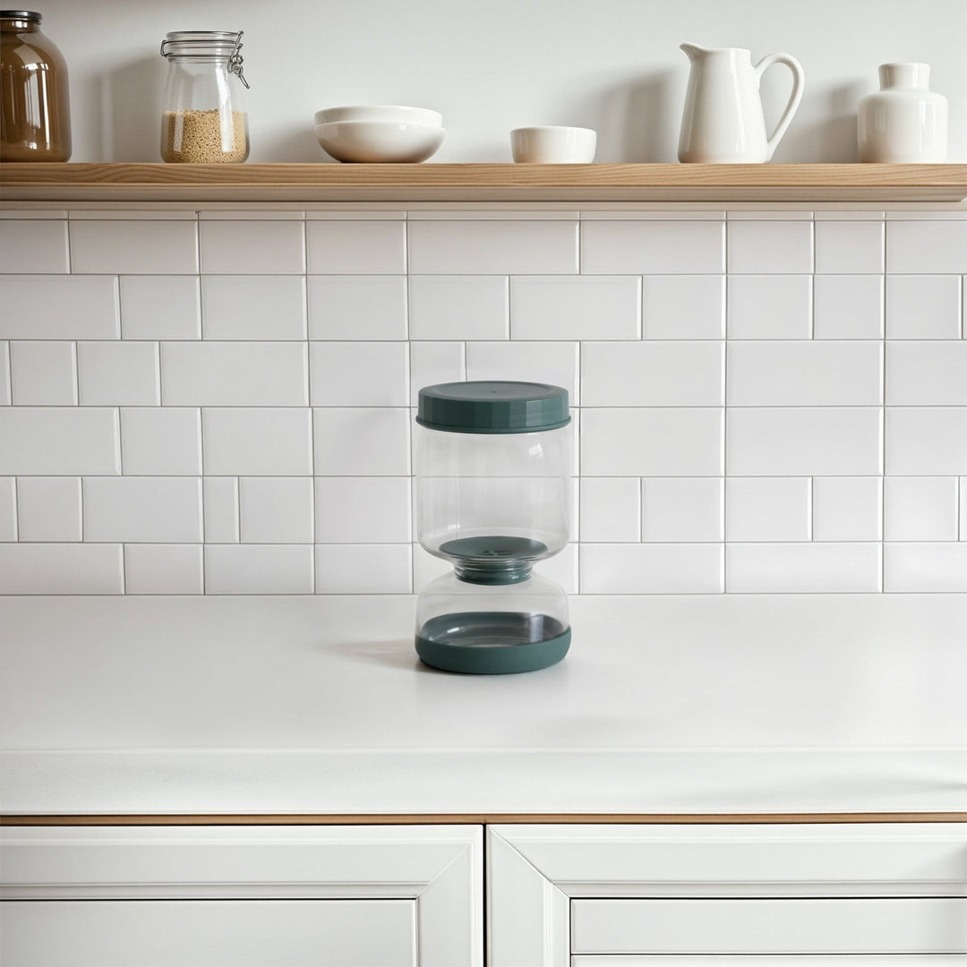 Glass Flip-Over Pickle Jar