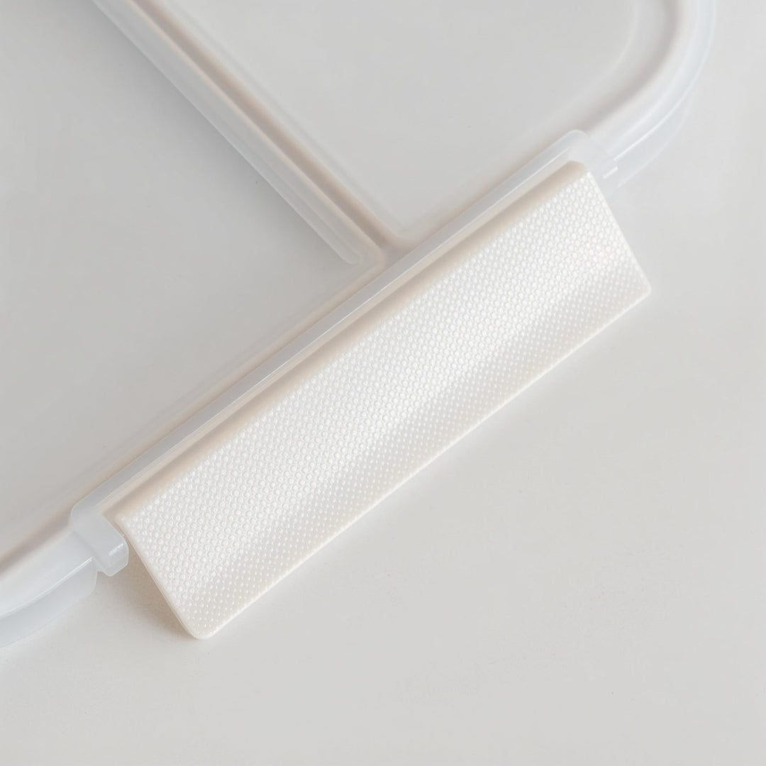 Glass Bento Box - 3 Sections Vanilla