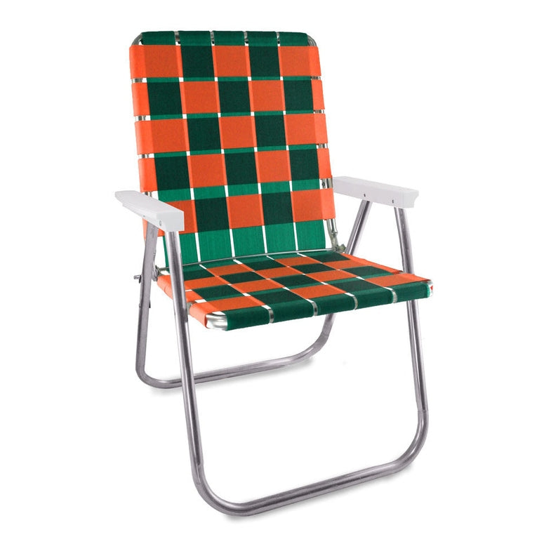Lawn Chair USA Green & Orange Classic Chair