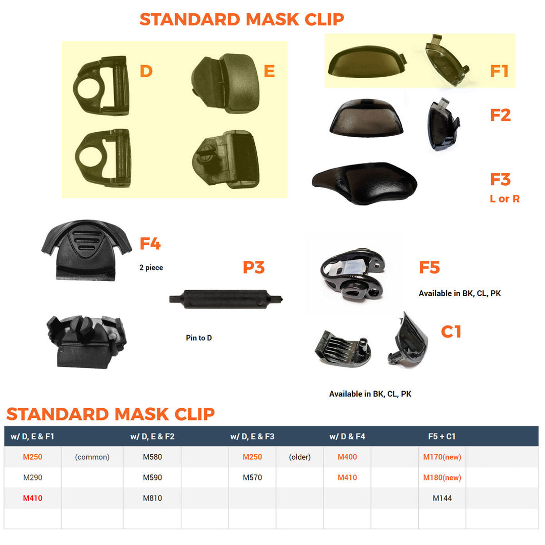 Mask Buckle Replacement for Tilos Masks