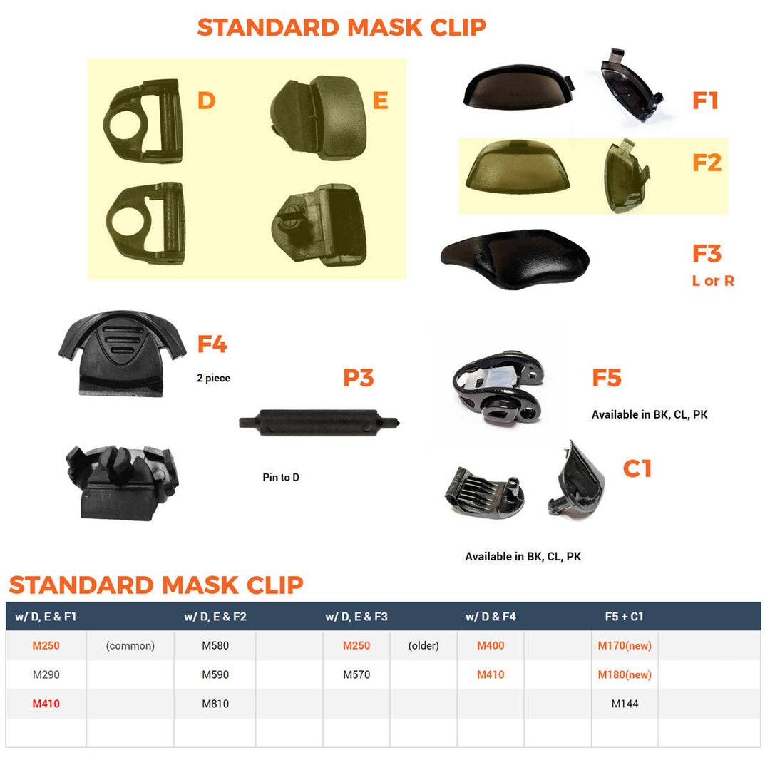 Mask Buckle Replacement for Tilos Masks
