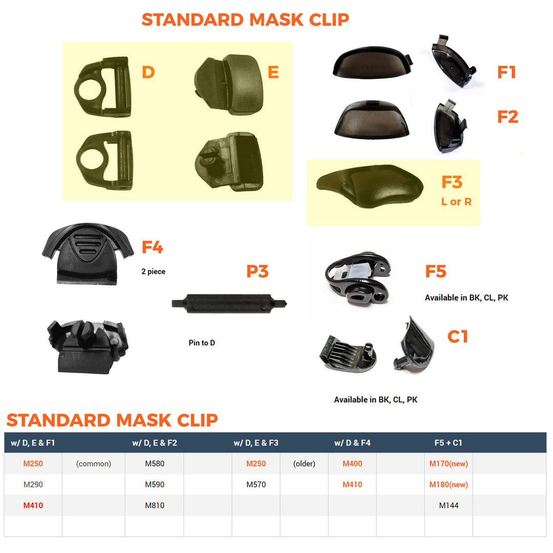 Mask Buckle Replacement for Tilos Masks
