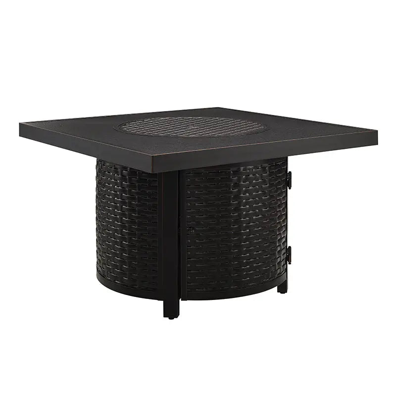Dalton 40" Square Gas Fire Pit Table - Durable & Versatile