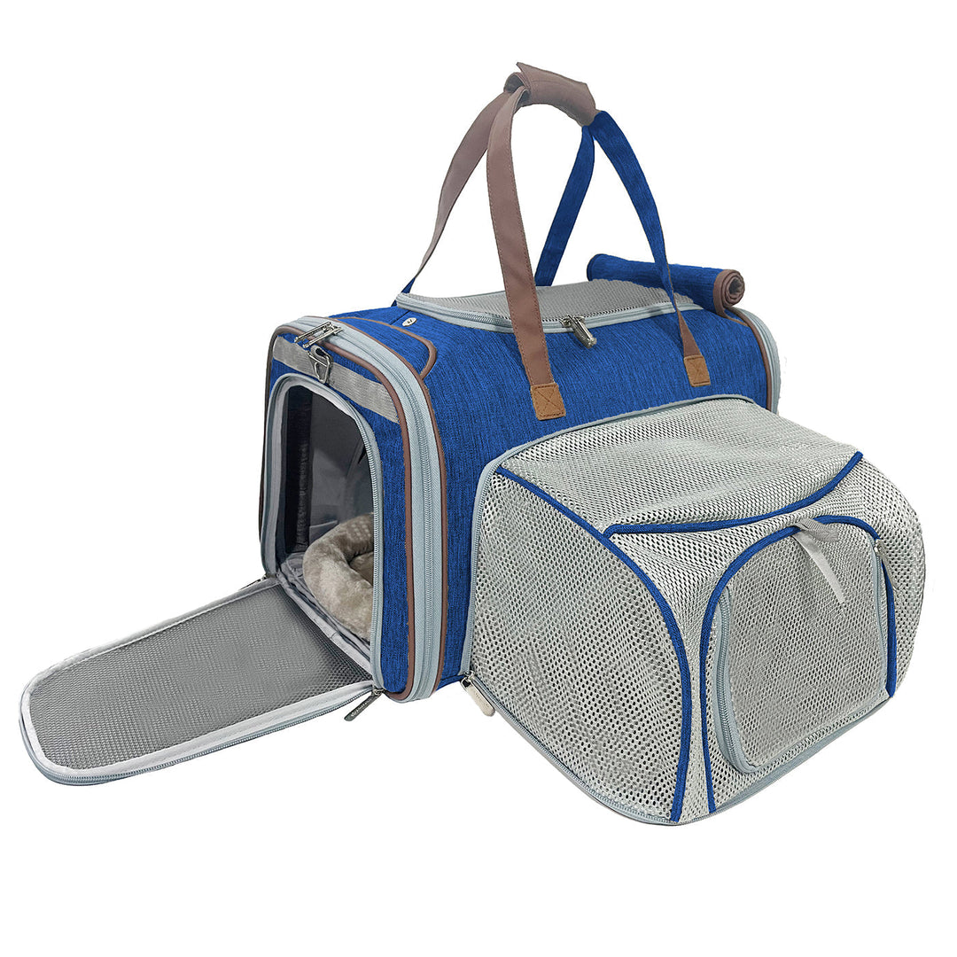 Mr. Peanut's Gold Series Standard Size Airline Compliant Expandable Pet Carrier