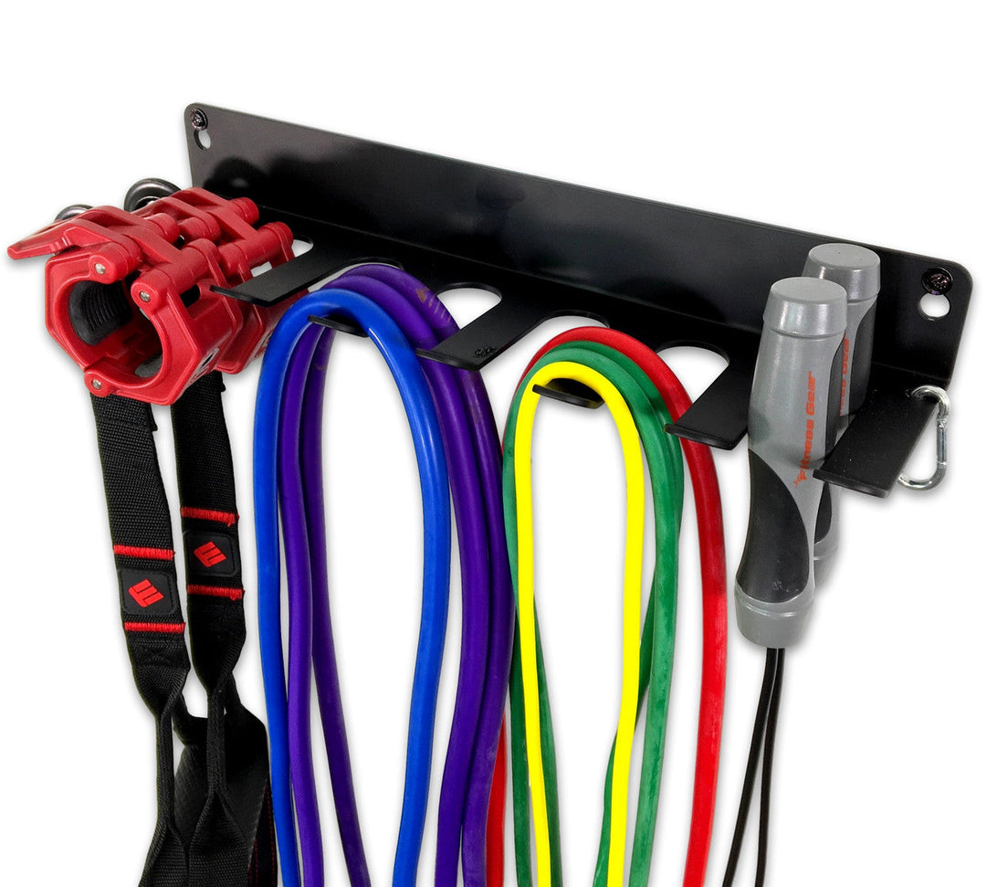 Gym Equipment Organizer for Bands and Jump Ropes