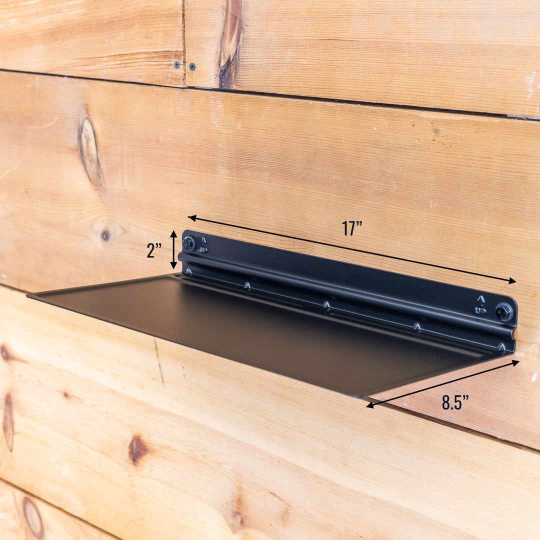 Garage Wall Shelf for Tools - Holds 35 lbs Efficiently