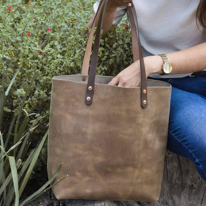 Eden LARGE Leather Tote Bag - Classic