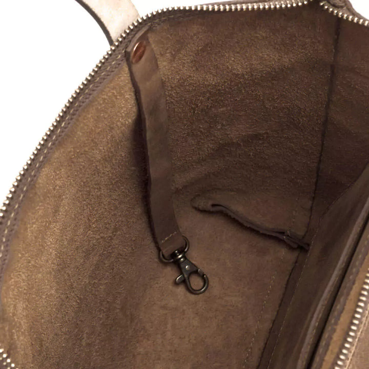 Eden SMALL Leather Tote Bag - Zippered