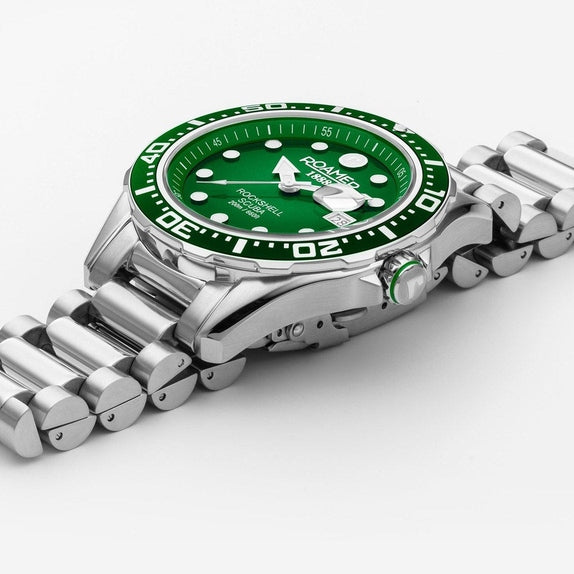 Rockshell Mark III Automatic Dive Watch with Green Dial
