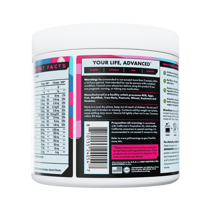 ADVANCED Cherry Ice Drink Mix