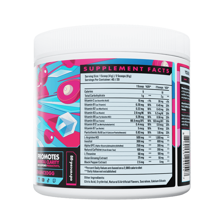 ADVANCED Cherry Ice Drink Mix