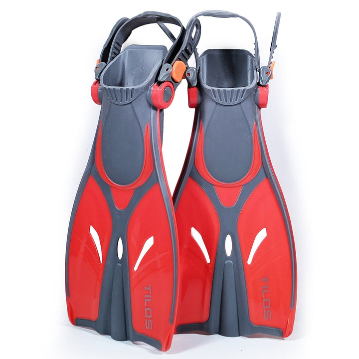 Kids Jovie Open Heel Snorkeling Fins for Growing Feet