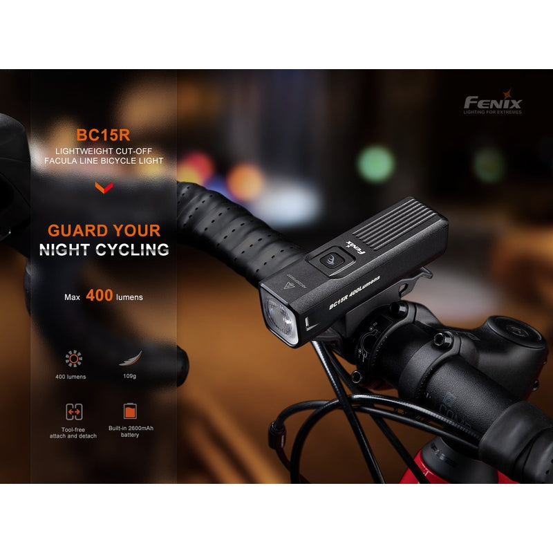 Fenix BC15R Lightweight Rechargeable Bicycle Light