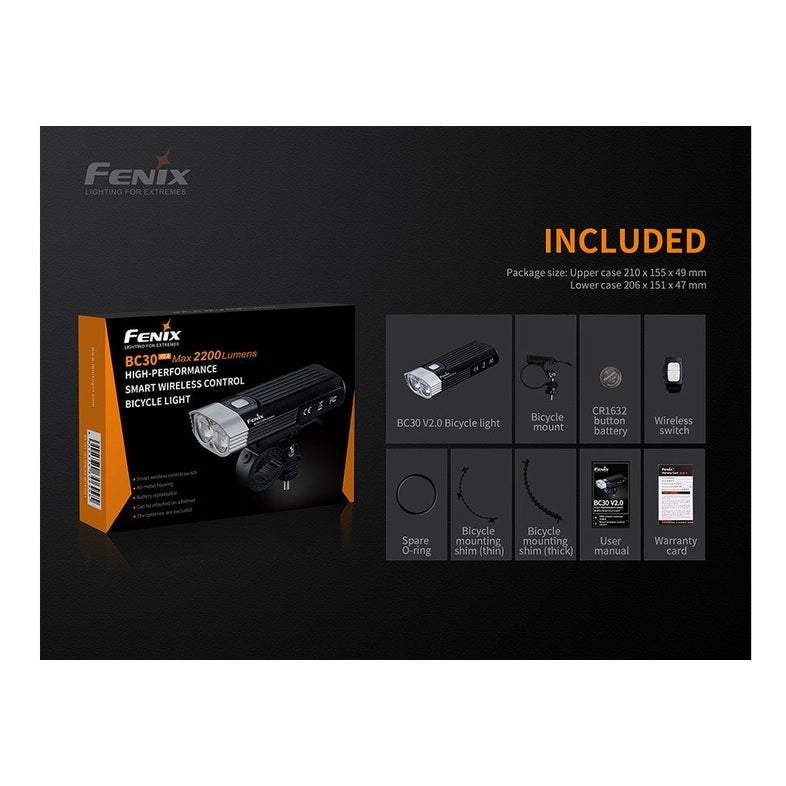 Fenix BC30 V2 LED Bike Light