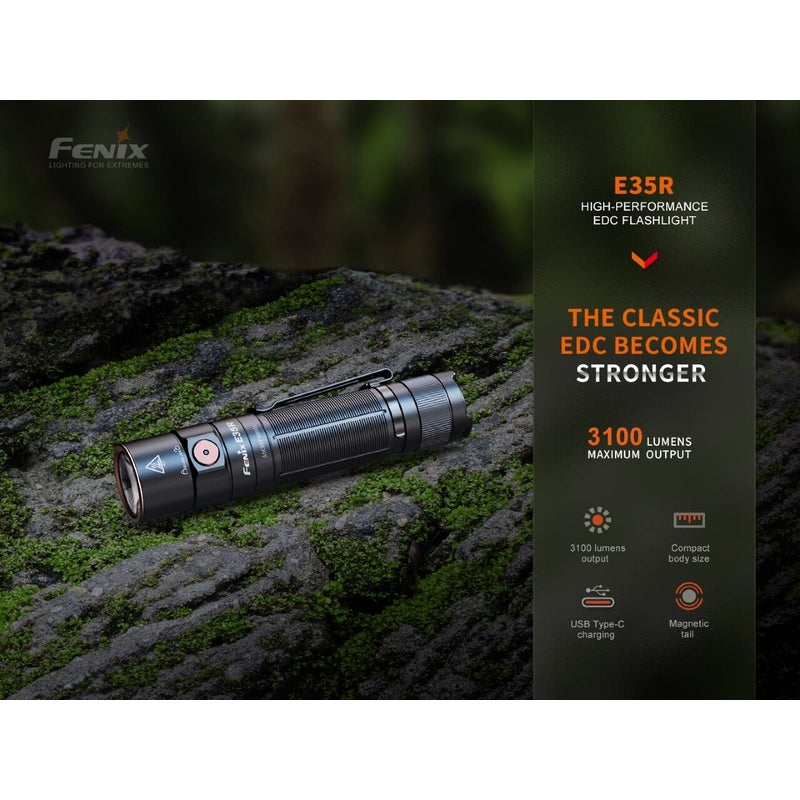 Fenix E35R High-Performance Rechargeable LED Flashlight