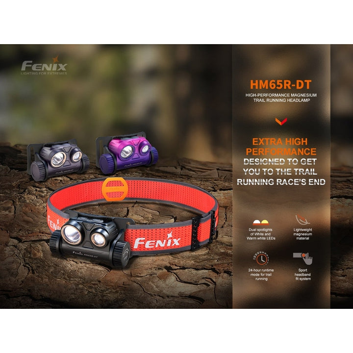 Fenix HM65R-DT Trail Running LED Headlamp