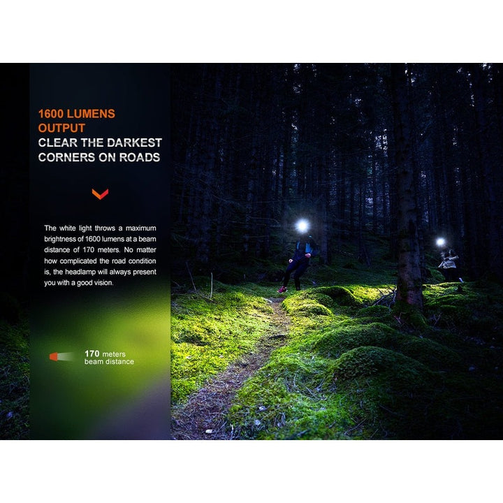 Fenix HM65R-T V2 Rechargeable Lightweight Trail Running Headlamp