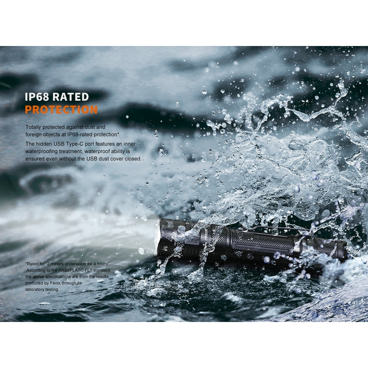 Fenix PD32R Rechargeable Silent Switch LED Flashlight