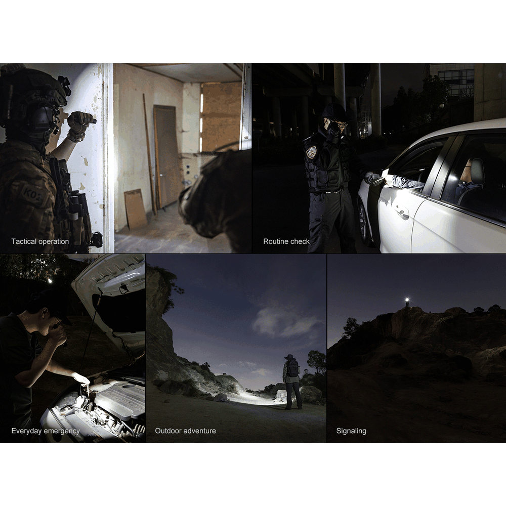 Fenix PD35R ACE Multi-mode Tactical Flashlight + FREE CL01 Mini Lantern