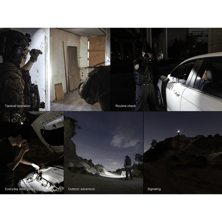Fenix PD35R ACE Multi-mode Tactical Flashlight + FREE CL01 Mini Lantern