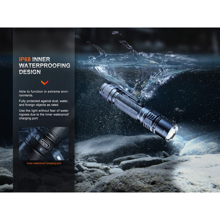 Fenix PD36R Pro 2800 Lumen Flashlight + FREE E03R V2 Keychain Light