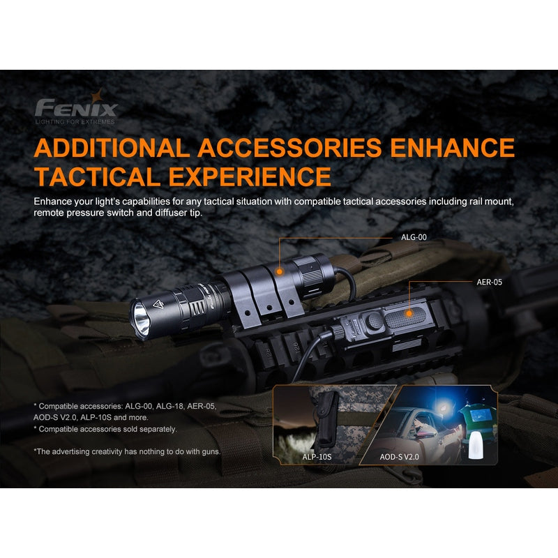 Fenix PD36 TAC Tactical Flashlight - 3000 Lumens