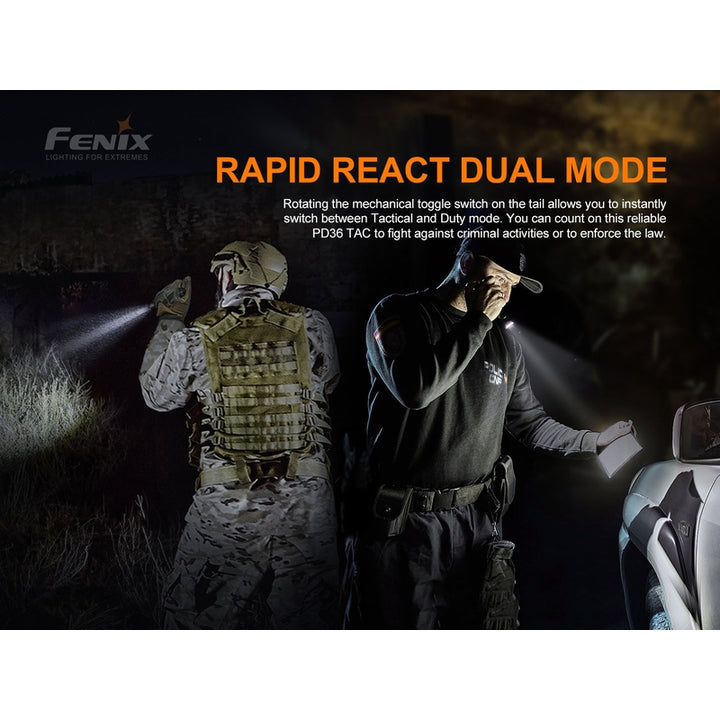 Fenix PD36 TAC Tactical Flashlight - 3000 Lumens