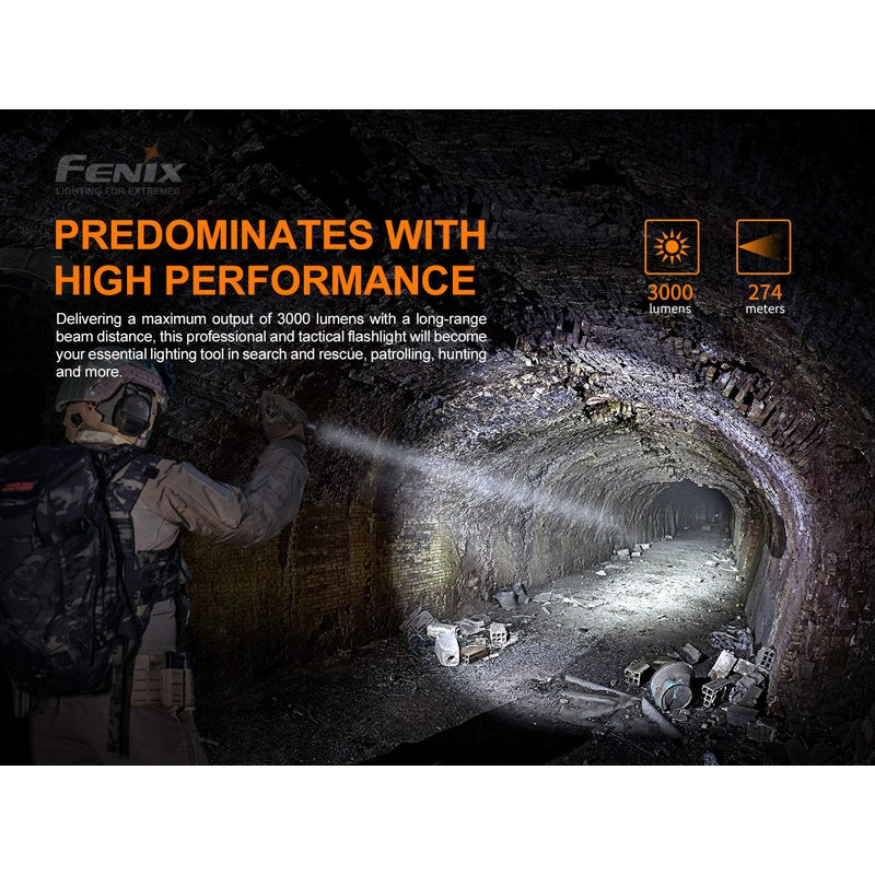 Fenix PD36 TAC Tactical Flashlight - 3000 Lumens