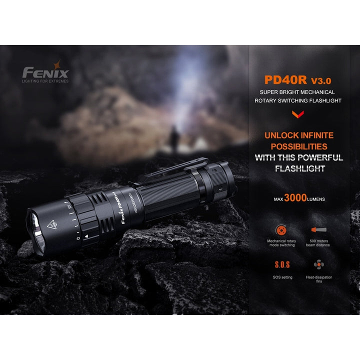 Fenix PD40R V3 Rechargeable Flashlight