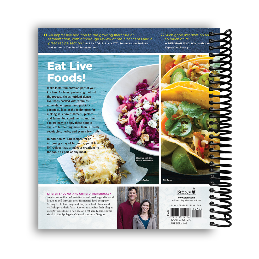 Fermented Vegetables: Creative Recipes for Fermenting 64 Vegetables & Herbs Spiral Bound