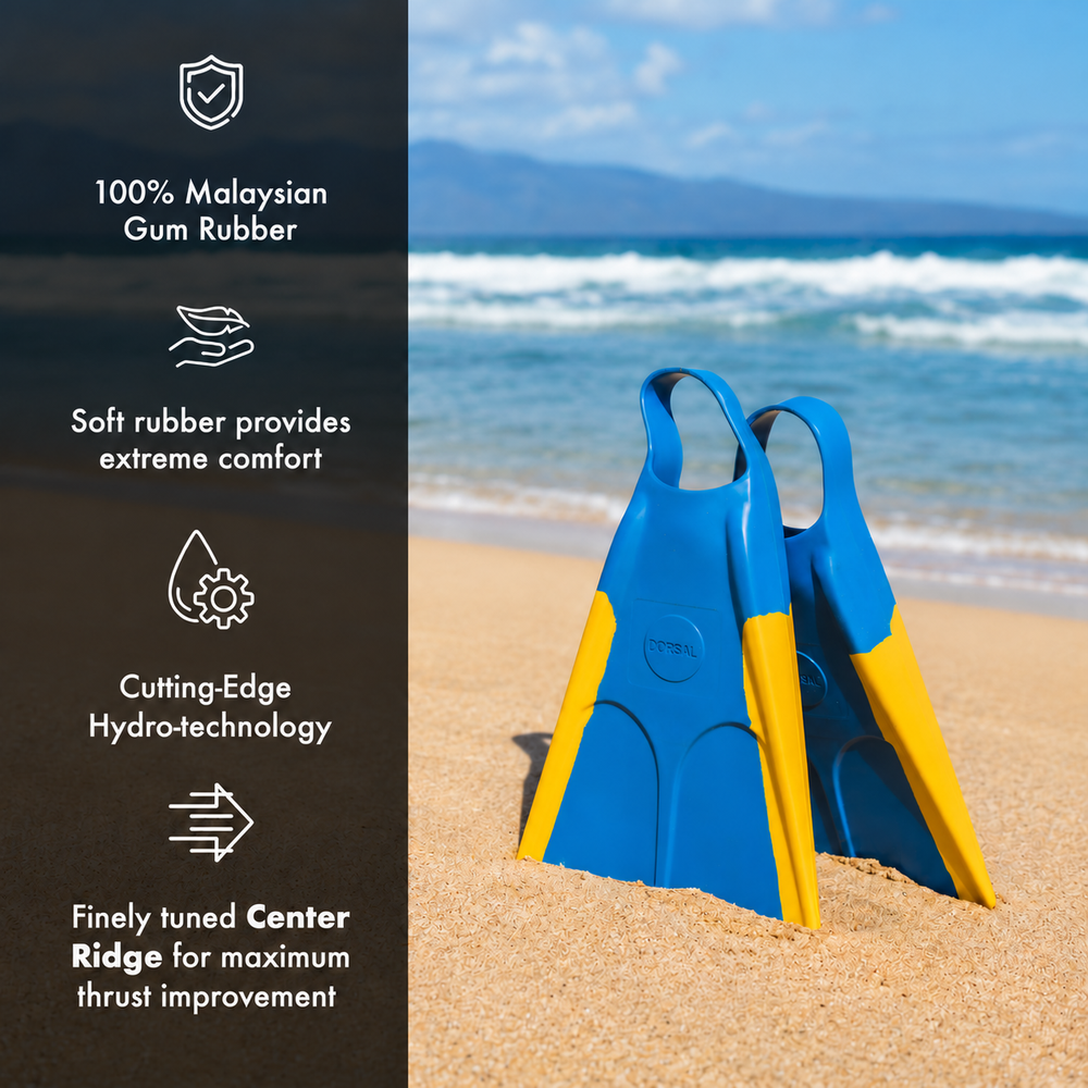 DORSAL Bodyboard Swim Fins for Ultimate Water Fun