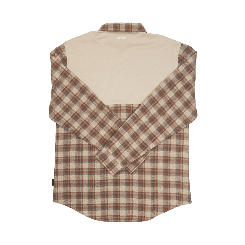 Handup FlexTop Flannel - Saddle Brown/Sand