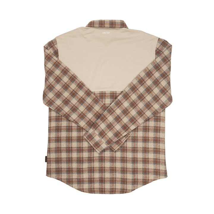 Handup FlexTop Flannel - Saddle Brown/Sand