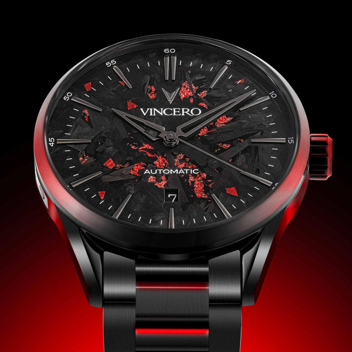 Forged Carbon Red Ember Unique Design