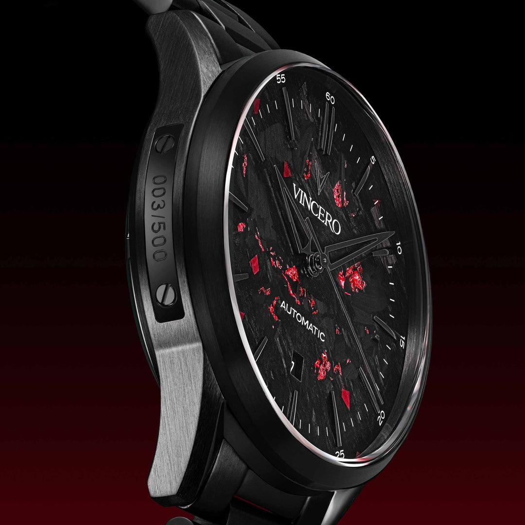 Forged Carbon Red Ember Unique Design