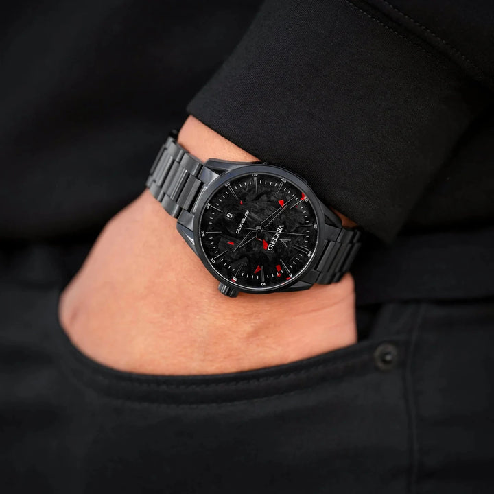 Forged Carbon Red Ember Unique Design