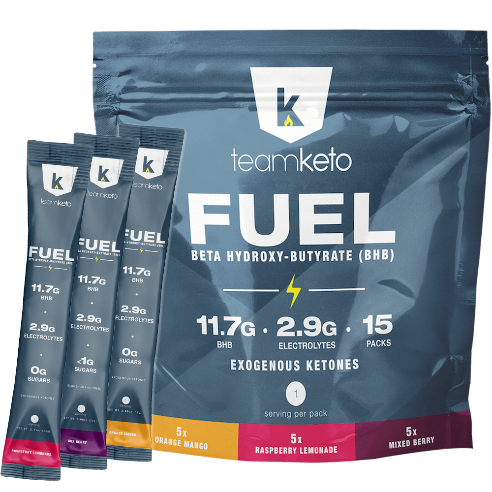 TeamKeto Fuel Exogenous Ketone Travel Packs
