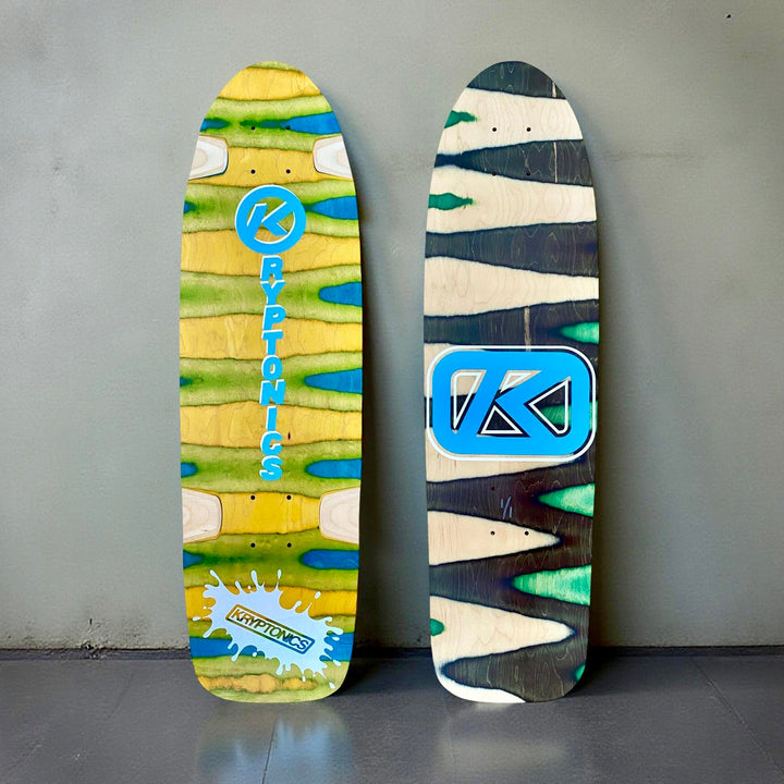 Kryptonics Hand-Painted Cruiser Deck - 8.5”x31”