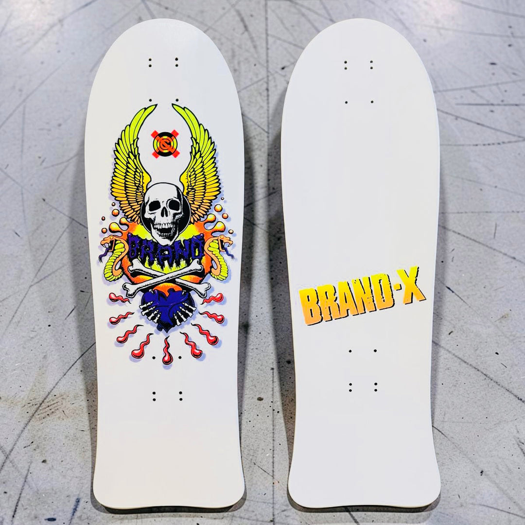 X-Con GLOW-IN-DARK Limited Edition, HAND-PAINTED 10"x30.5" Deck (1 of 10)