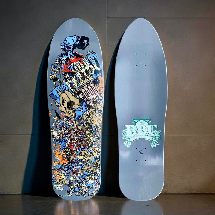 Hand-Painted Limited Edition Skateboard - BBC Troy Chason