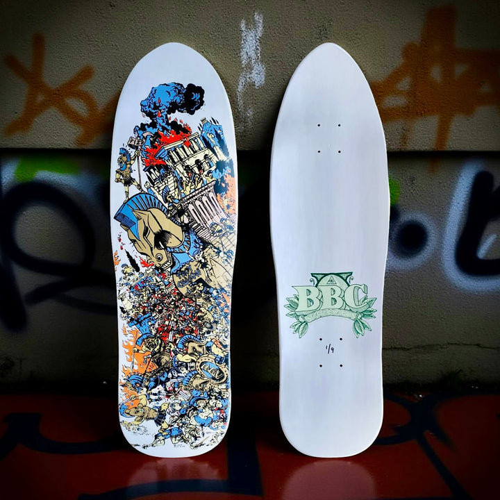 Hand-Painted Limited Edition Skateboard - BBC Troy Chason