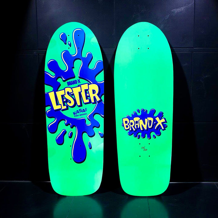 Lester Kasai 10”x30” HAND PAINTED Limited Edition Deck 1 of 20
