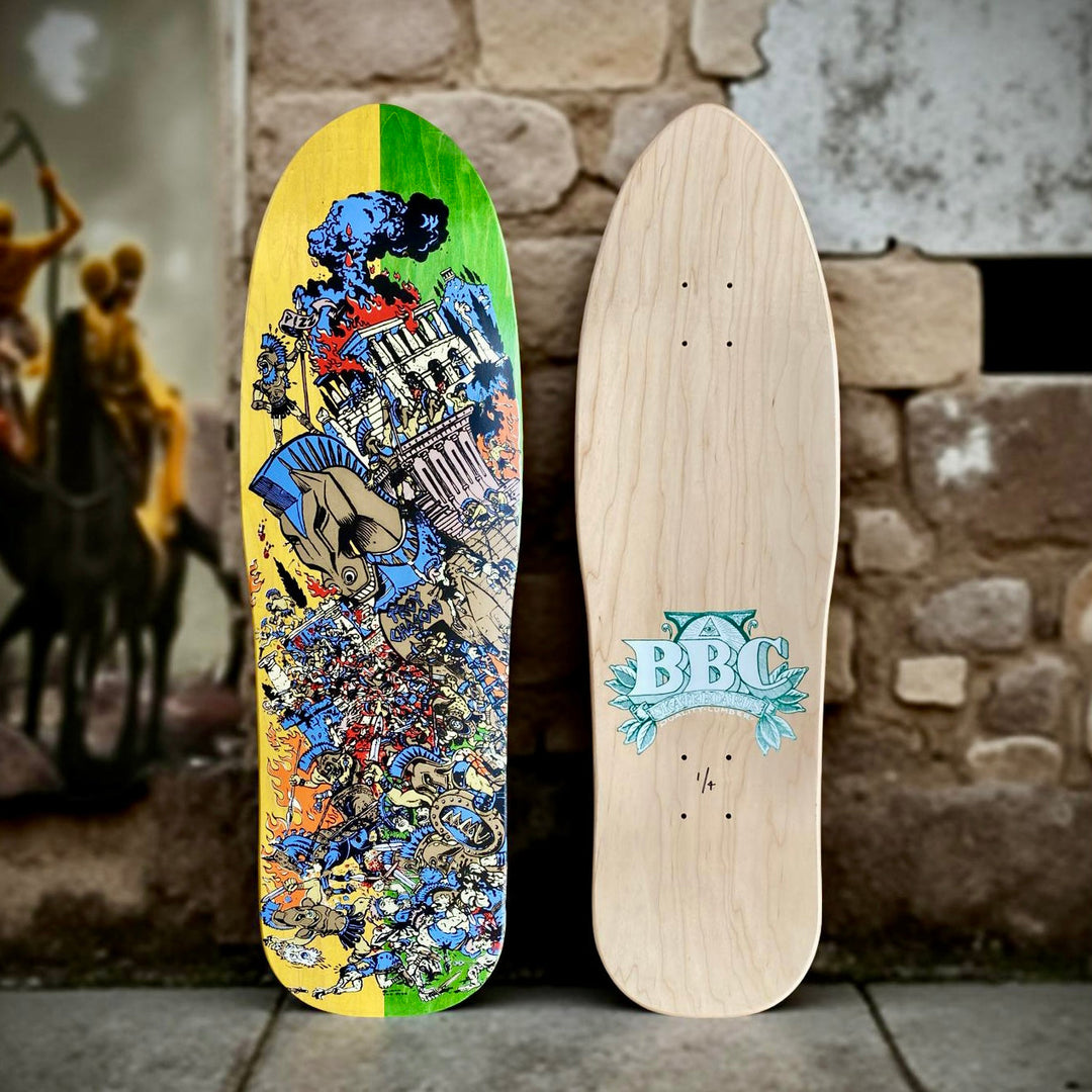 Hand-Painted Limited Edition Skateboard - BBC Troy Chason