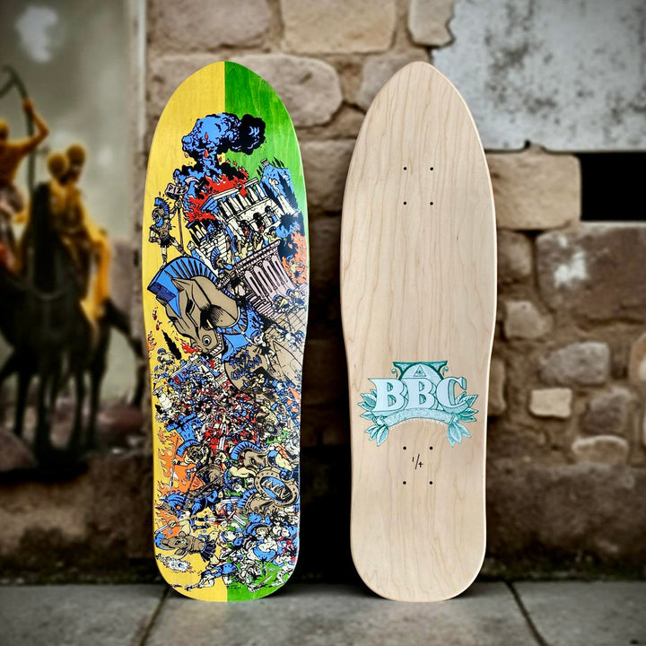 Hand-Painted Limited Edition Skateboard - BBC Troy Chason