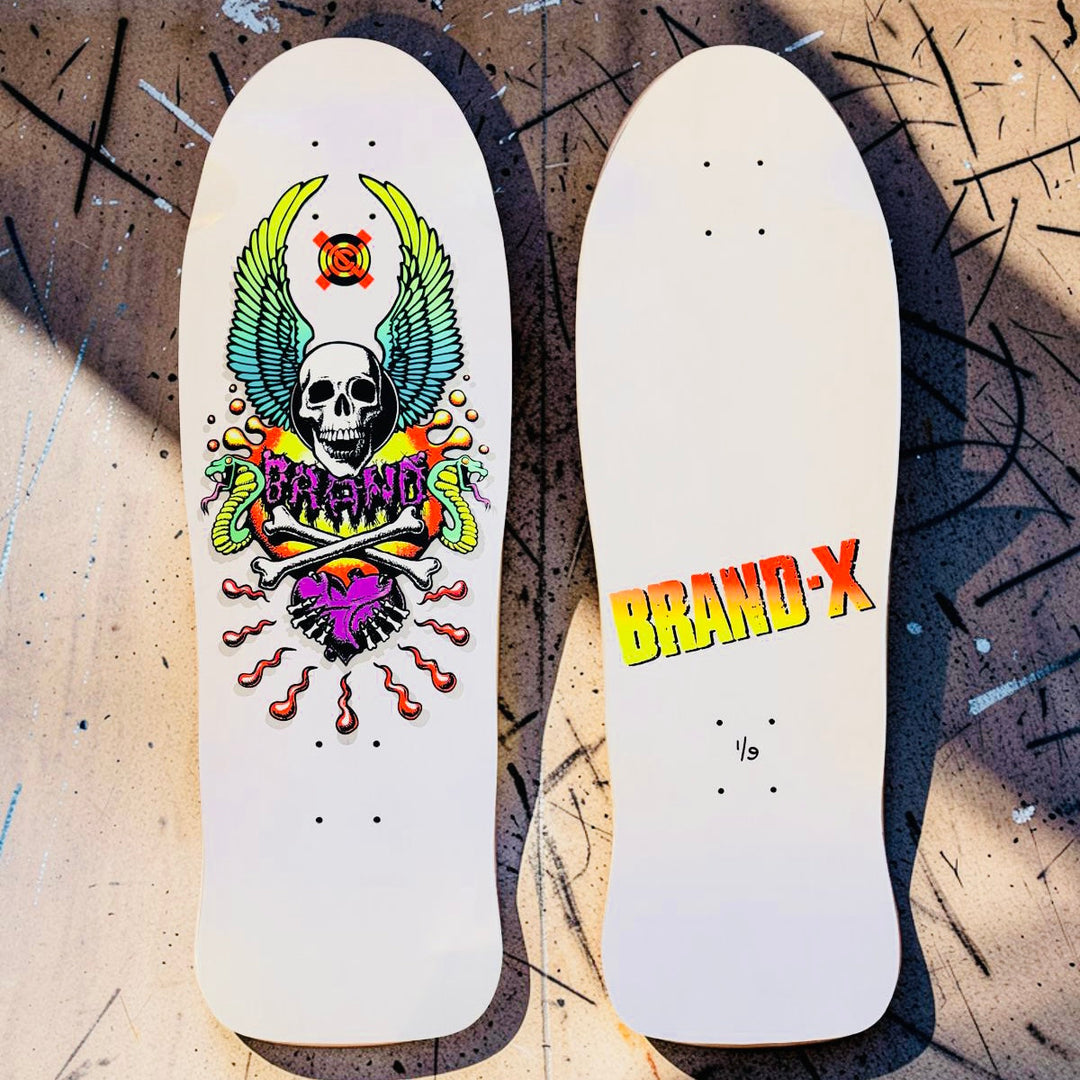 X-Con Limited Edition, HAND-PAINTED 10"x30" Deck (1 of 9)