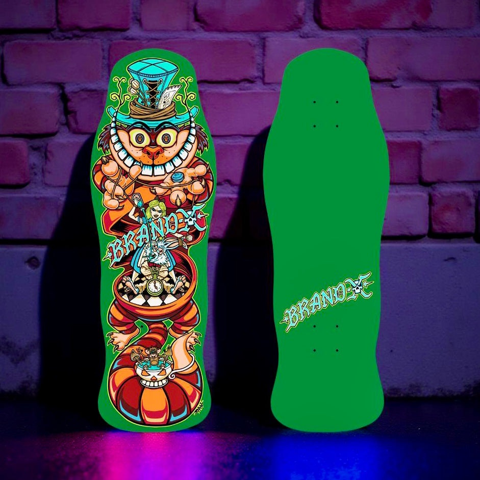 Brand-X Skateboards Master Manipulator 10"x30.25" Limited Edition Deck HAND PAINTED PRE-ORDER, DECEMBER