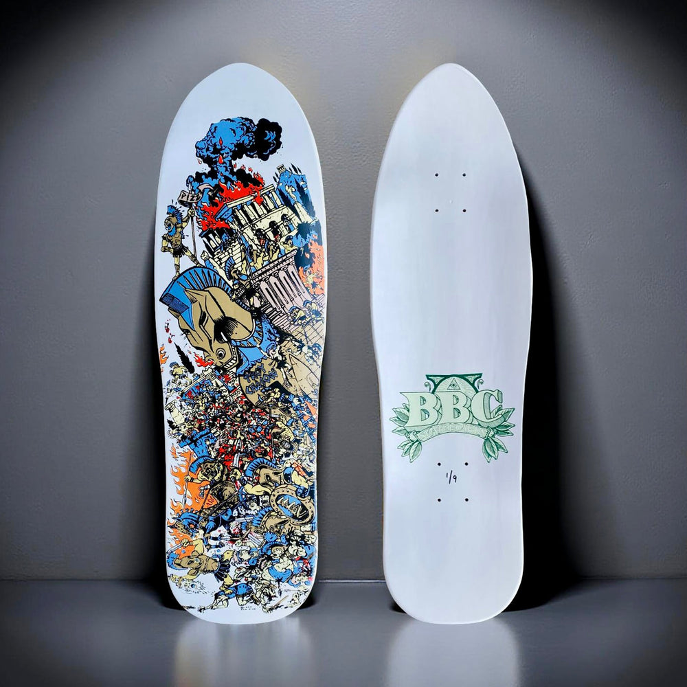 Hand-Painted Limited Edition Skateboard - BBC Troy Chason