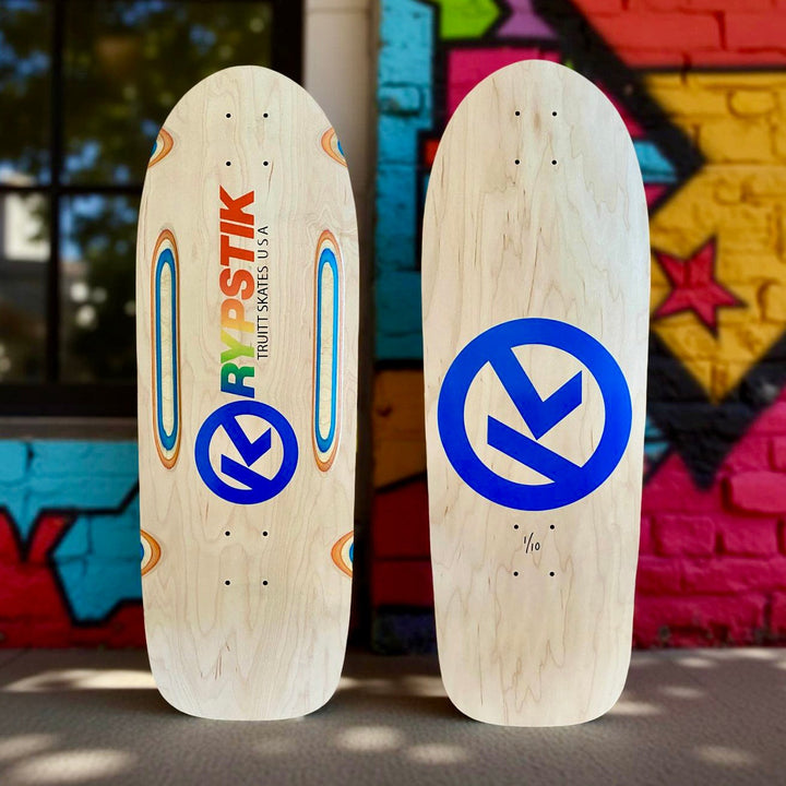 Krypstik Routed 10”x30” Limited Edition Deck HAND-PAINTED 1 of 10